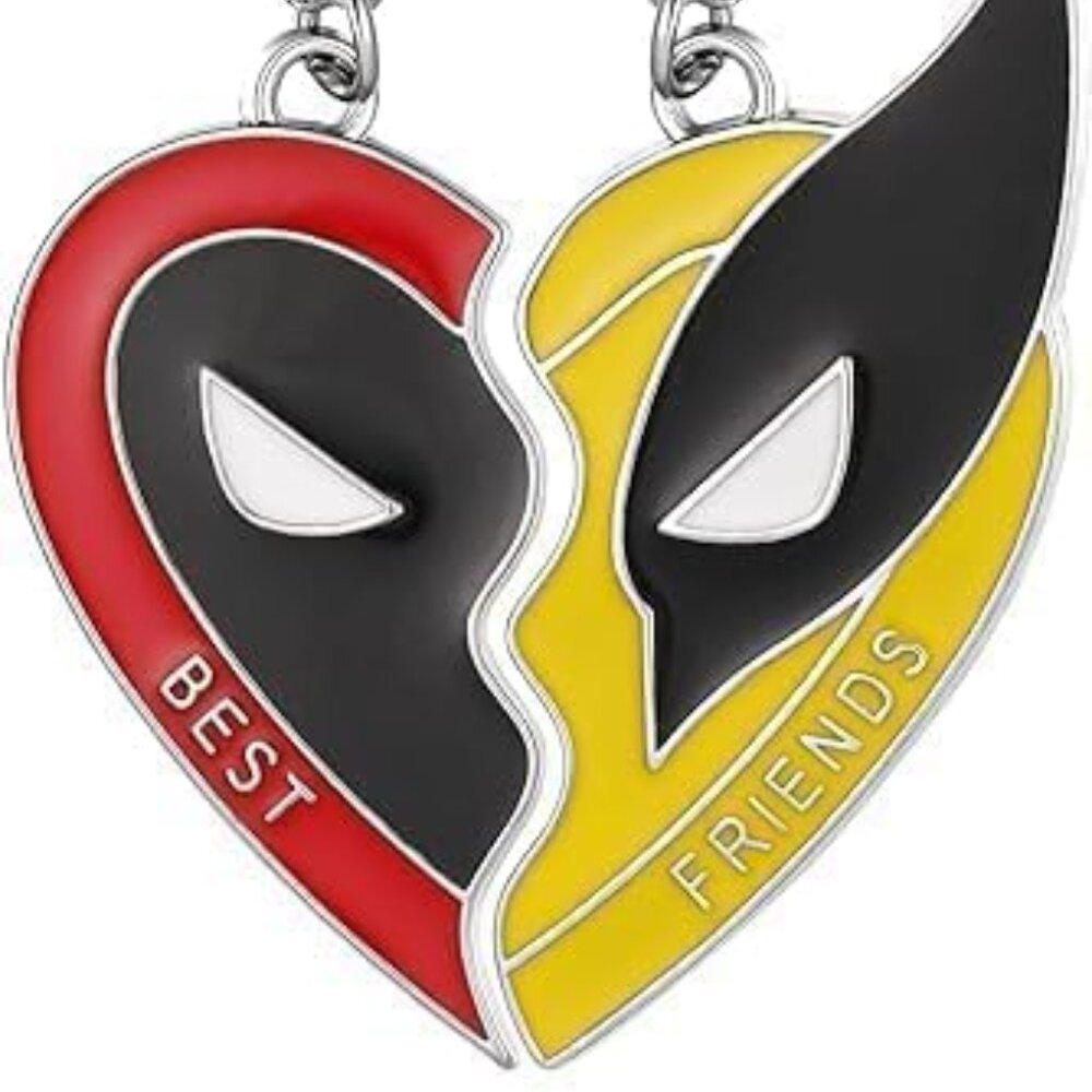 Wolverine & Deadpool friendship charm set